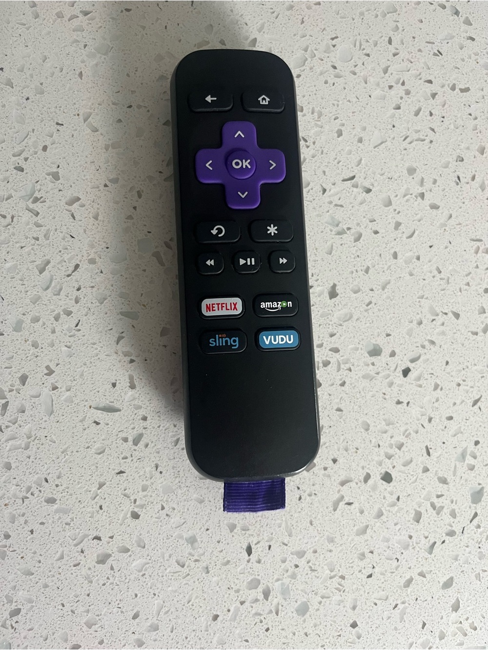Roku TV Remote RC-ALIR 3226000163 Netflix, Disney, Apple TV, and Paramount Plus